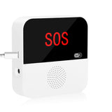 CallToU WiFi Smart Wireless Caregiver Pager Call Button System Emergency Alert System Fall Alert Device for Elderly Patient Seniors Disabled 1 Receiver CallToU