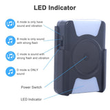 CallToU Waterproof Portable Doorbell Call button for Hearing Impaired Patient Elderly Senior Vibrating Flashing Light Smart Call Button System CallToU