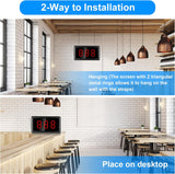 Daytech Wireless Queue System - Restaurant & Clinic Paging - 3-Digit Display - Plug & Play - Long Range - No More Tedious Queues