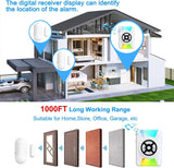 CallToU Door Chime Wireless for Business When Entering 1000FT Wireless Door Sensor Chime for Door Opens CallToU