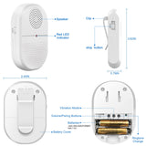 CallToU Caregiver Pager Vibration Pager Nurse Calling Alert System for Home Elderly Disabled Patient CallToU