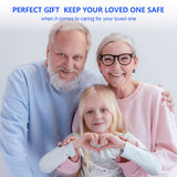 CallToU Caregiver Pager Medical Alert System,Nurse Alert Help Button for Home Elderly Patient Disabled Attention Pager 500+ Feet 1 Plugin Receiver 1 Waterproof Call Button CallToU