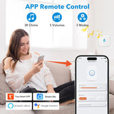 Daytech Smart WiFi Doorbell Kit with Tuya App Control - Ring Your Way into the Future Doorbell Chime for Classroom
