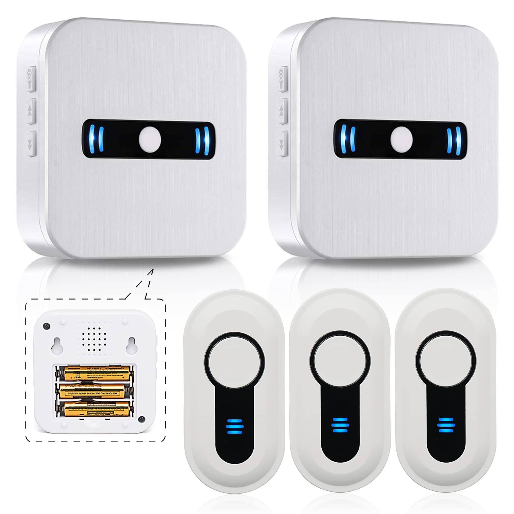 CallToU Waterproof Push Button 1000+ Feet Classroom Home Office Business Store CallToU