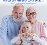 CallToU Caregiver Pager Call Button,Medical Alert System, Nurse Alert System for Home Disabled Elderly Seniors Patient,1 Receiver + 2 SOS Transmitter CallToU