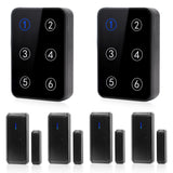 CallToU Wireless Door Chime Digital Display Door Contact Sensor Alarm CallToU