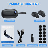 Daytech Rechargeable Hearing Aids: Smart, Invisible, Noise-Canceling - Ideal for Seniors
