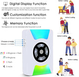 CallToU Caregiver Pager Deaf Friendly Wireless Elderly Monitoring at Home, Wearable SOS Alert Button Nurse Call System for Seniors Patients Disabled CallToU