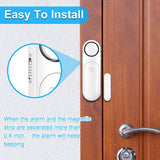 Dayetch: Proteja su espacio con alarmas de puerta (paquete de 3): 120 dB, 4 modos, fácil instalación, alarmas inalámbricas de seguridad para el hogar, para niños y ventanas.