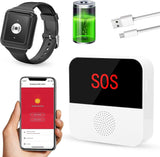 Daytech Stay Connected and Provide Peace of Mind with the Smart WiFi Caregiver Pager System and Alert Watch for Seniors and Patients
