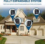 Daytech Wireless Driveway Alarm - Premium Motion Sensor Security System 800 Feet Long Range Protect Outside/Inside Property