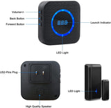 CallToU Door Chime Wireless Door Sensor for Business Home Office When Entering Door Sensor Chime with 1000Ft Range 55 Chimes 5 Volume Levels Adjustable Number Display CallToU