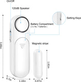 Dayetch: Proteja su espacio con alarmas de puerta (paquete de 3): 120 dB, 4 modos, fácil instalación, alarmas inalámbricas de seguridad para el hogar, para niños y ventanas.