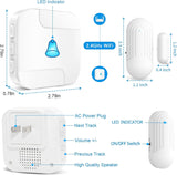 Daytech Smart WiFi Caregiver Pager Door Alarms: Protect Your Loved Ones with Tuya App Control
