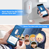 Smart Water Leak Detector & Water Level Sensor - WiFi Alarm System with 100dB Alert - DAYTECH 2 in 1 Monitoring Solution