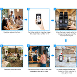CallToU Portable Restaurant Pager System,Waiting Buzzers Pager for Servers CallToU