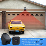 Daytech Solar Driveway Alarm System, Long Range PIR Motion Sensor Waterproof Wireless Security Alert System with Door Open Chime for Home/Office (1 Sensor + 1 Receiver)