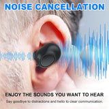 Daytech Rechargeable Hearing Aids: Smart, Invisible, Noise-Canceling - Ideal for Seniors
