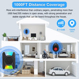 Daytech Caregiver Pager: Wireless Vibration Alert System for Peace of Mind - 1000FT Range, Perfect for Hard of Hearing Caregivers