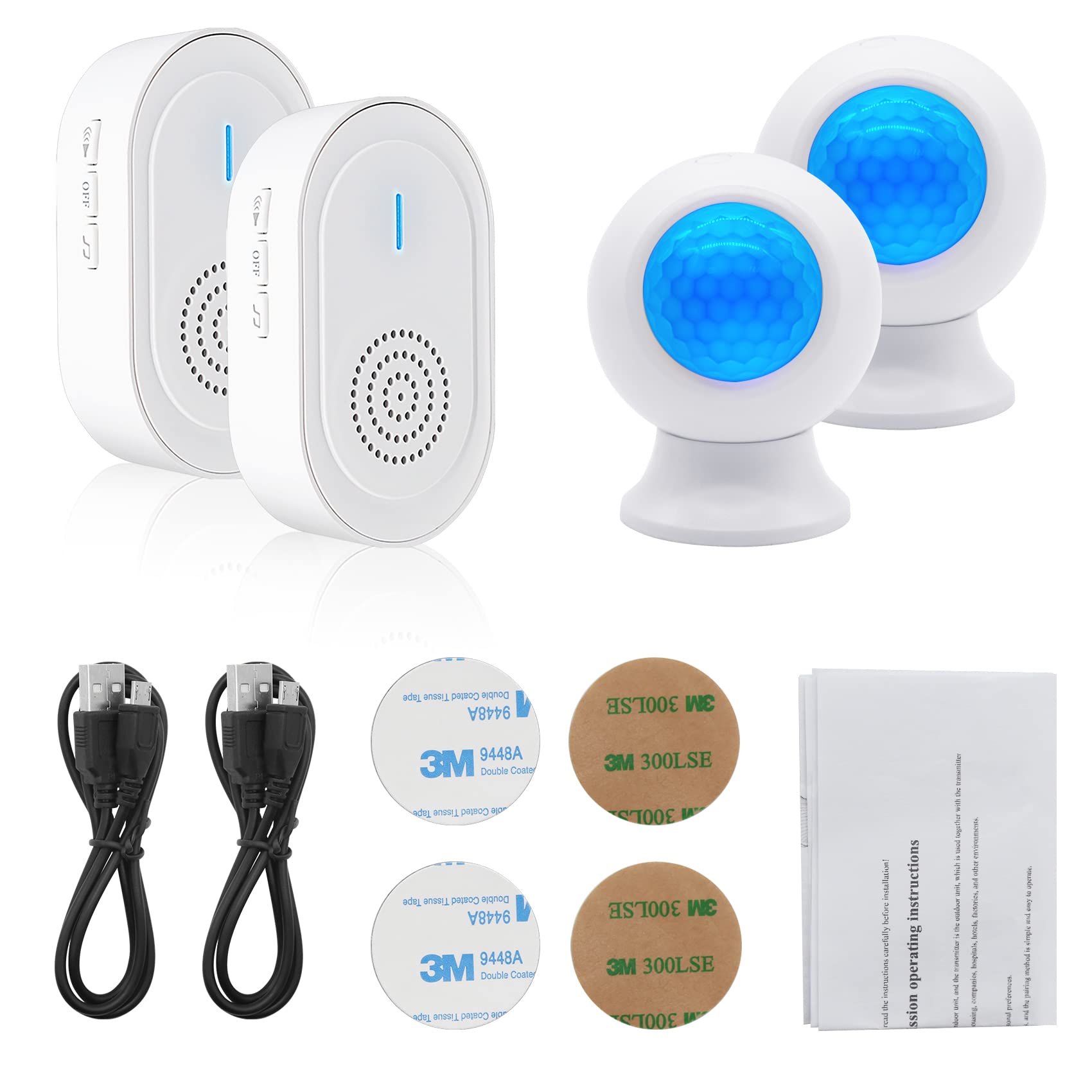 CallToU Portable Fall Prevention Portable Motion Detector Alarm CallToU