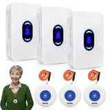 Daytech Wireless Panic Button Medical Alert System - Waterproof, Portable, and Reliable for Home Care