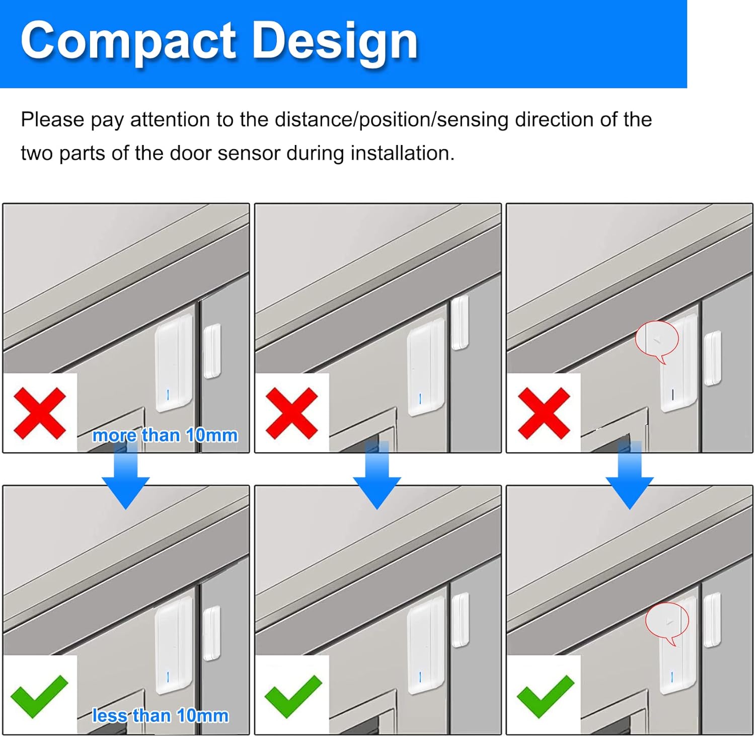 Daytech Wireless Door Chime - Customizable Alerts, Extended Range, and Easy Installation for Enhanced Security at Home or Office