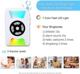 CallToU Caregiver Pager Deaf Friendly Wireless Elderly Monitoring at Home, Wearable SOS Alert Button Nurse Call System for Seniors Patients Disabled CallToU