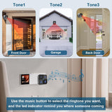 Daytech Wireless Driveway Alarm - Premium Motion Sensor Security System 800 Feet Long Range Protect Outside/Inside Property