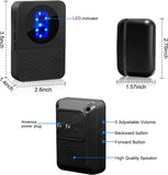 CallToU Wireless Door Chime for Business When Entering Door Sensor with 55 Chimes 5 Adjustable Volume Mute Mode Alert with LED Indicators 1 Receivers +1 Sensors CallToU