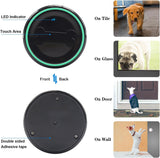 CallTou Dog Door Bell Smart Doggy Doorbell for Potty Training/Go Outside/Housebreaking 4 Waterproof Touch Buttons 1 Number Display Receivers CallToU