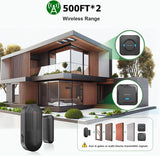 DAYTECH Wireless Caregiver Pager Door Alarms Portable Door Sensor Alarm for Elderly/Business/Home