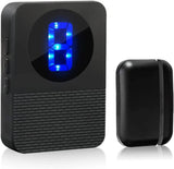 Daytech Wireless Door Chime for Business When Entering Door Sensor with 55 Chimes 5 Adjustable Volume Mute Mode Alert with LED Indicators 1 Receivers +1 Sensors