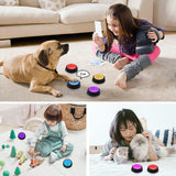 Daytech Dog Buttons - The Ultimate Dog Communication Kit for Training, Fun, and Bonding (4-Pack)