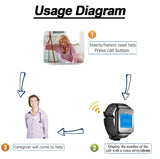 Alarm Watch | Alarm Watch With Call Button | Medical Alert Watch For Seniors CallToU