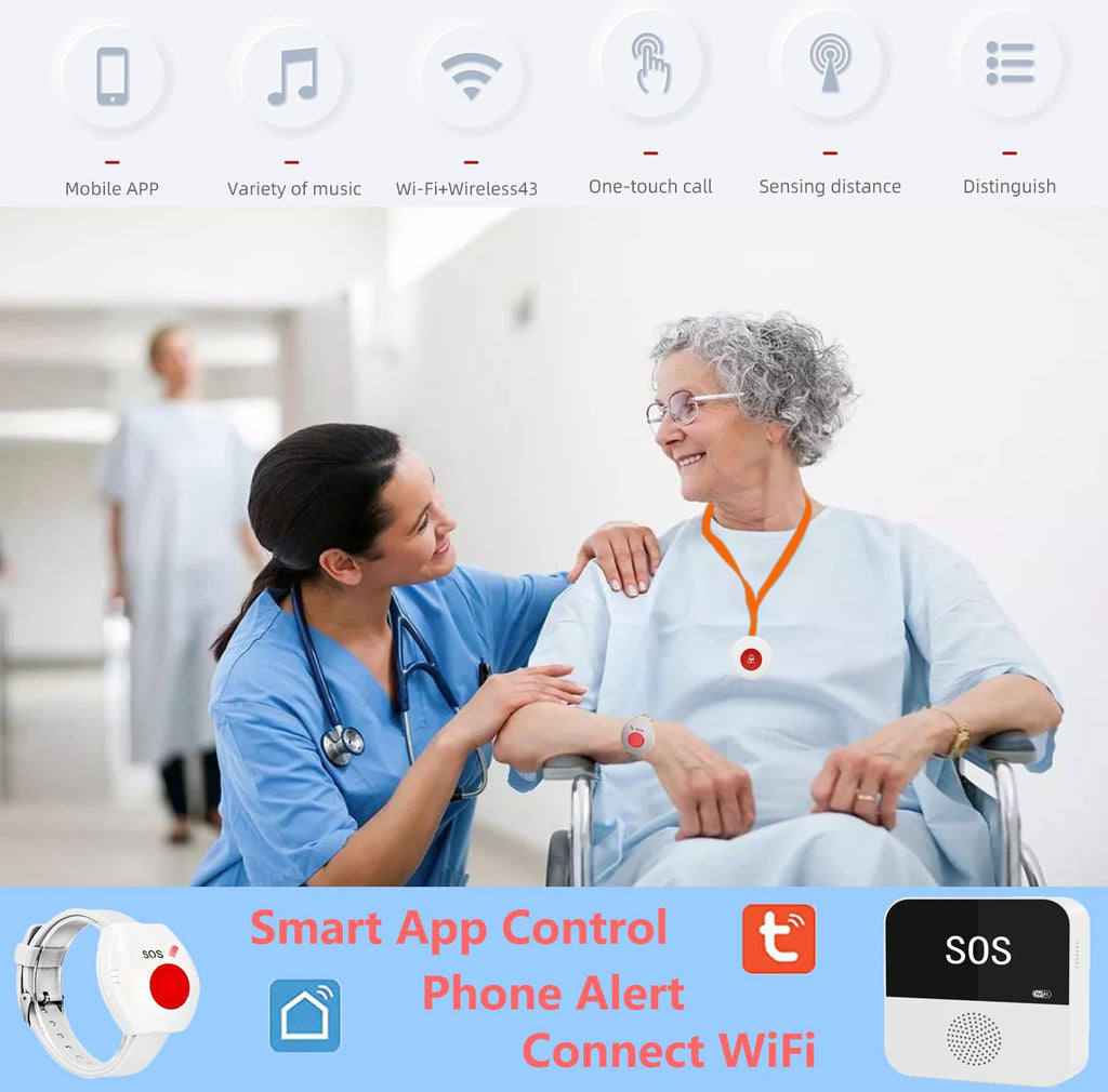 Daytech WiFi Caregiver Call Button System: A Reliable Emergency Solution