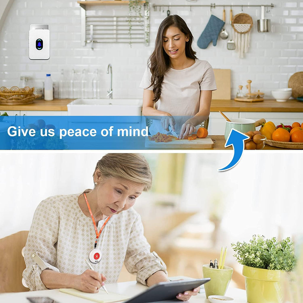 Daytech Caregiver Pager – Stay Independent & Safe with a Reliable Elderly Alert System
