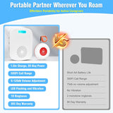 Daytech Wireless Caregiver Pager for Seniors – Long Range Panic Button Alert System