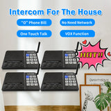 Daytech Connect up to 99 devices Wireless Intercom System - 27 Channels, 1500m Range