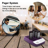 Daytech Restaurant Paging System - Enhance Efficiency and Customer Experience with Portable Vibration & Alert Coasters