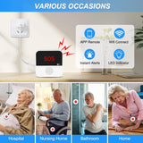 Daytech WiFi Rechargeable Smart Wireless Caregiver Pager System - Remote Alert for Elderly & Disabled