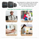 CallTou Wireless Caregiver Pager & Door Alarms: Protect Loved Ones & Property