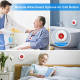 CallTou 800FT Empower Independence with the 110dB Caregiver Pager – Reliable, Easy-to-Use Emergency Alert System