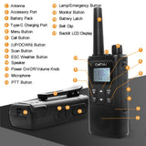 Outdoor Adventure Essentials: CallToU Long Range Walkie Talkies with NOAA Alerts and LED Flashlight CallToU