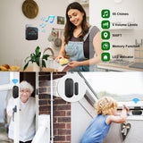 CallTou Wireless Caregiver Pager & Door Alarms: Protect Loved Ones & Property