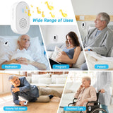 Daytech Wireless Caregiver Pager & Emergency Call Button System - Rechargeable, Portable, and Expandable with 1000Ft Range