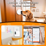 Smart Touch Dog Doorbell for Potty Training – Adjustable Volume, 55 Ringtones, Easy Install, Waterproof, Certified by CE FCC RoHS | Daytech