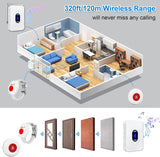 Daytech Wireless Caregiver Pager System - Restoring Independence with Swift and Simple Assistance for Seniors and Patients Daytech