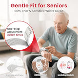 Daytech IP66 Waterproof watch button with adjustable nylon Velcro strap, CR2032 battery, and low power reminder. Comfortable, durable, and perfect for caregiver alerts.