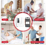CallToU Wi-Fi Wireless Caregiver Pager Call Button for Elderly at Home, APP Emergency Alert for Seniors, Patients, and The Disabled (TY01WH-US 2-1) CallToU