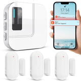 Daytech Door Chime WiFi Door Sensor Open Chime When Entering Alert Your Phone,Alarms for Kids Safety 500 FT Range 20 Ringtones